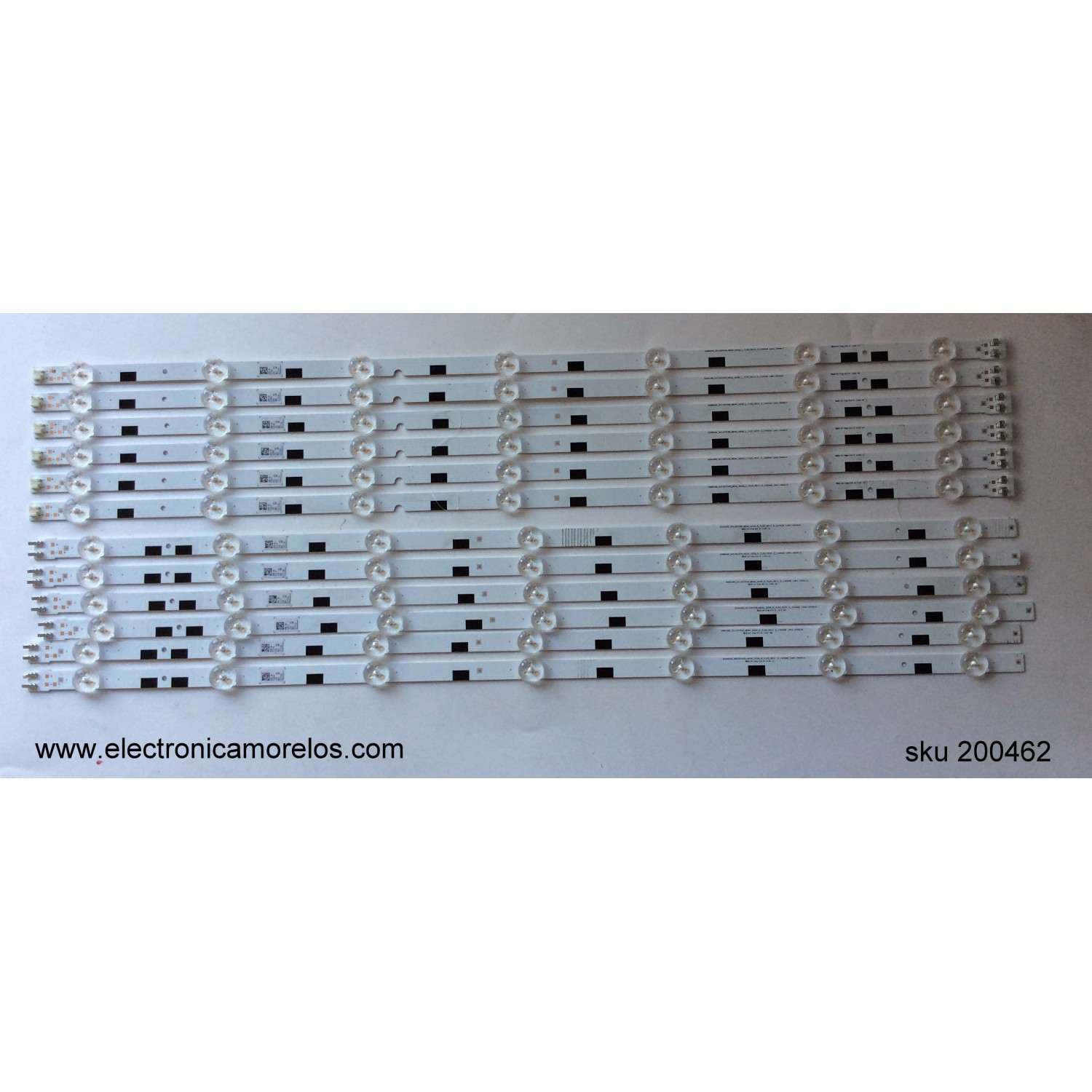 KIT DE LEDS PARA TV HISENSE (20 PZ) / NUMERO DE PARTE LBM750M0901-G-4(O)(HF) / 11733322 / 001593 / F140 M4 PE 40 B1 B017ZM5S / PANEL V750DK1-QS3 REV.P2 / MODELO 75N5000UWG